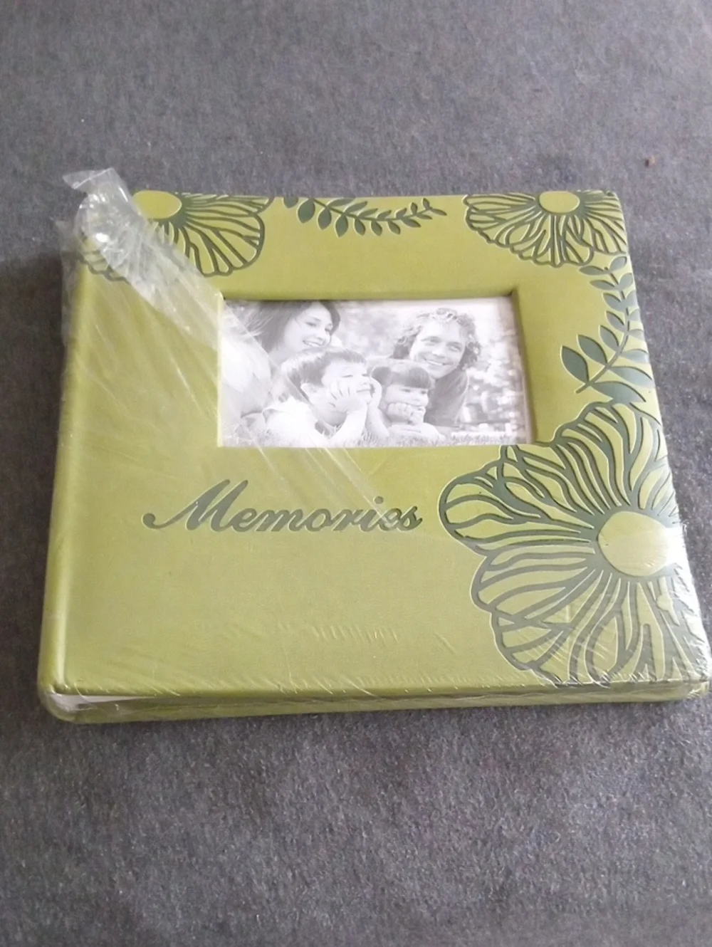 Memories Green Floral Photo Album